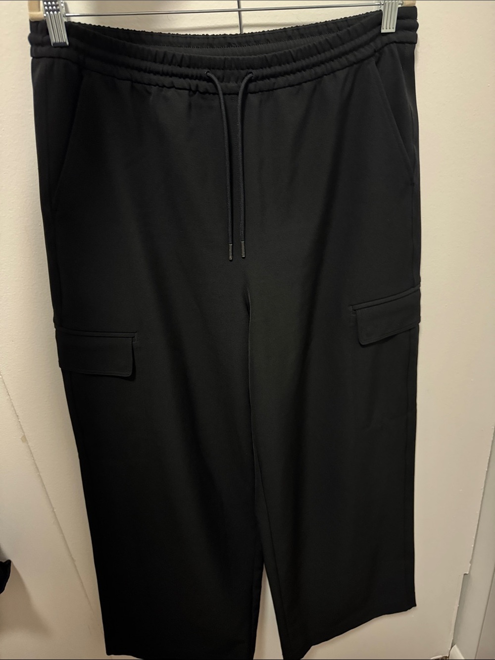 Athleta Black Men's Cargo Lounge Pants with Drawstring